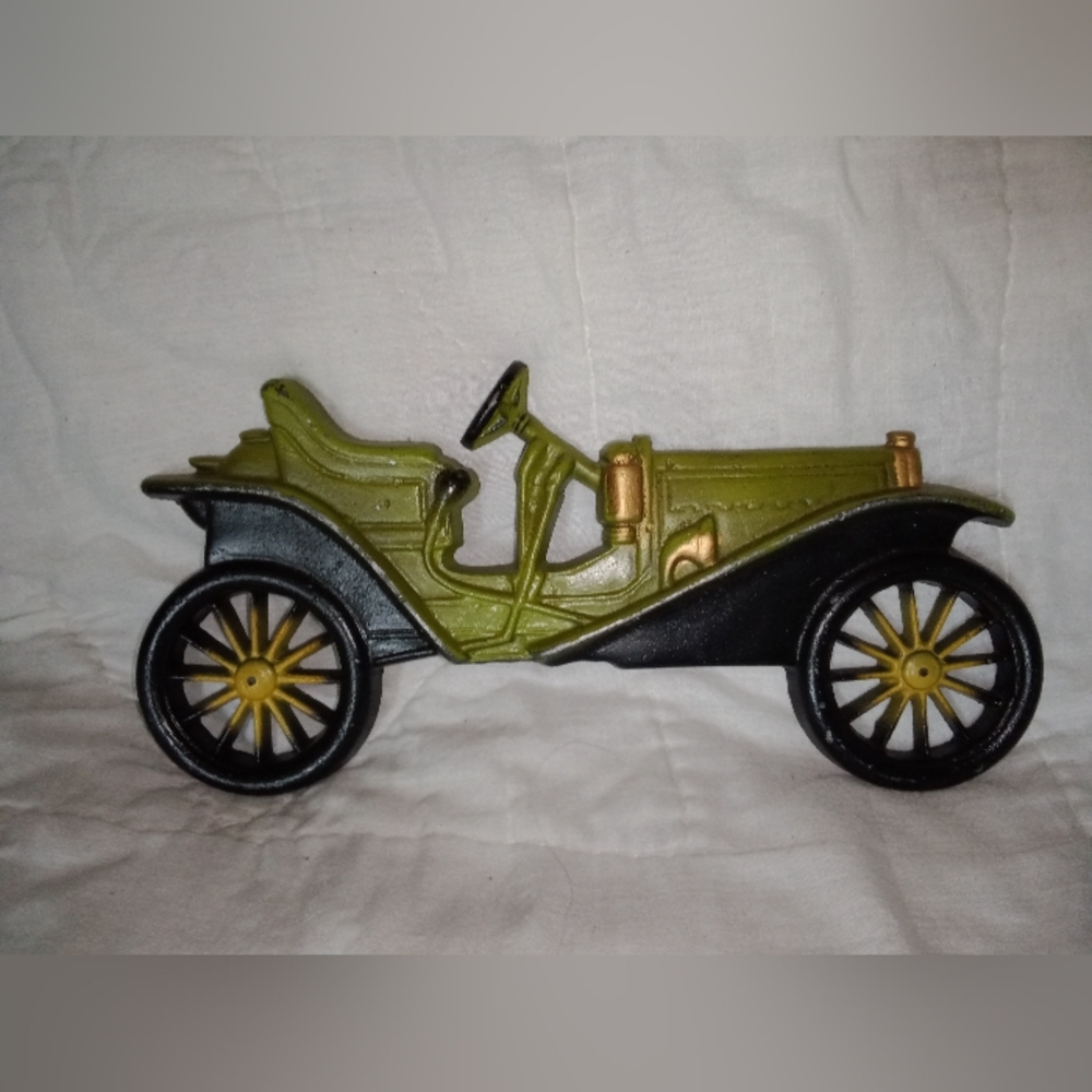 Vintage 1909 Hup Mobile Car Aluminum Wall Plaque Hanging Decor By Midwest